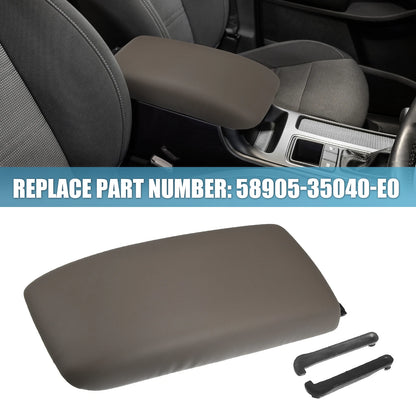 Center Console Lid for Toyota Tacoma (1995-2000) - 1 x Brown Cover