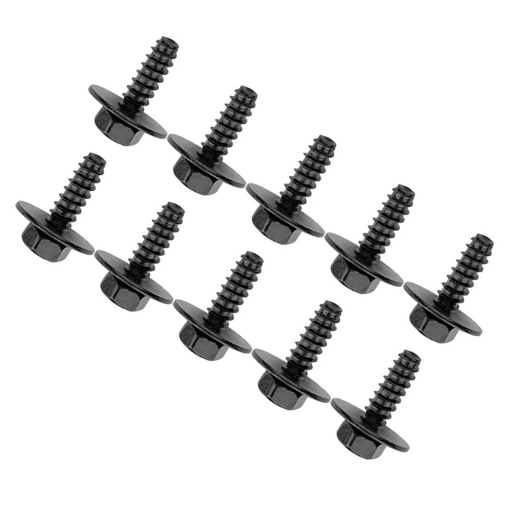 10x Hex Splash Baffle Bolt Bumper Retainer Screw for Mazda CX-5