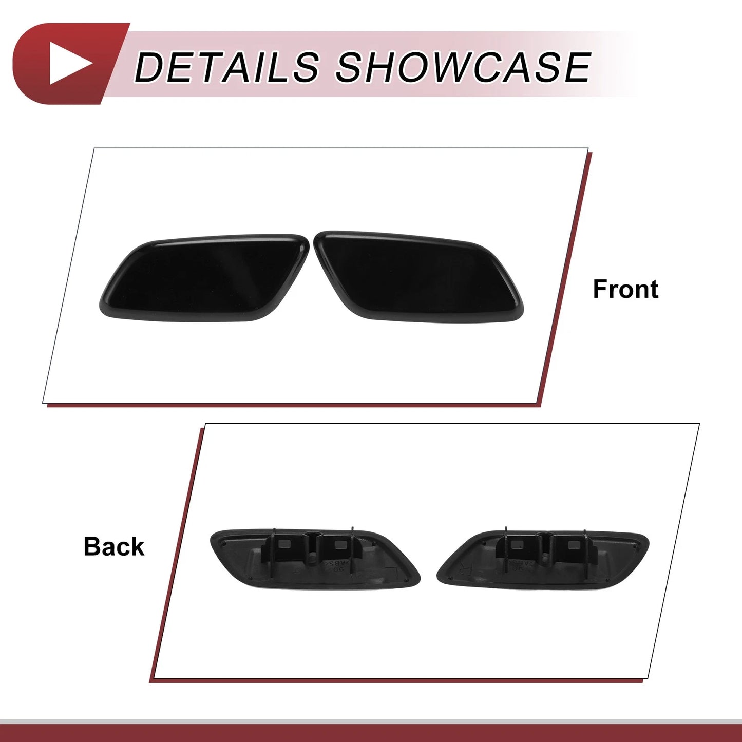 Front Bumper Headlight Washer Nozzle Cover for Toyota Aqua (2012-2020)