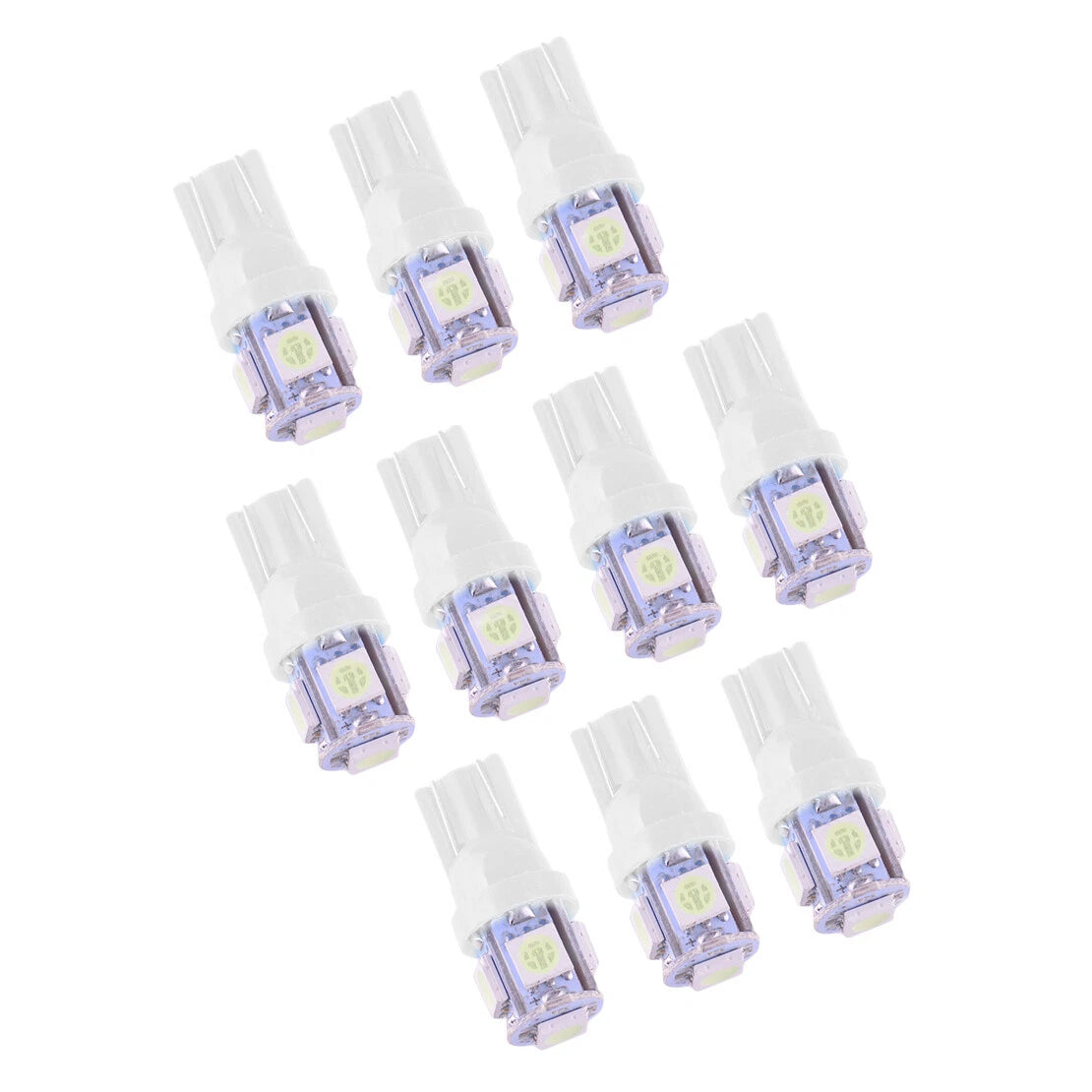 10 x White 5050 5SMD LED Dash Light Bulbs for Toyota