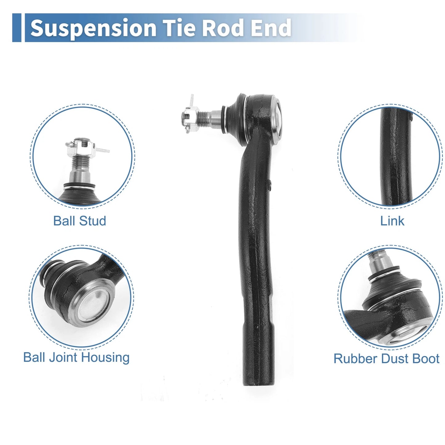 4pcs Tie Rod Ends for Toyota Solara (2004-2008)