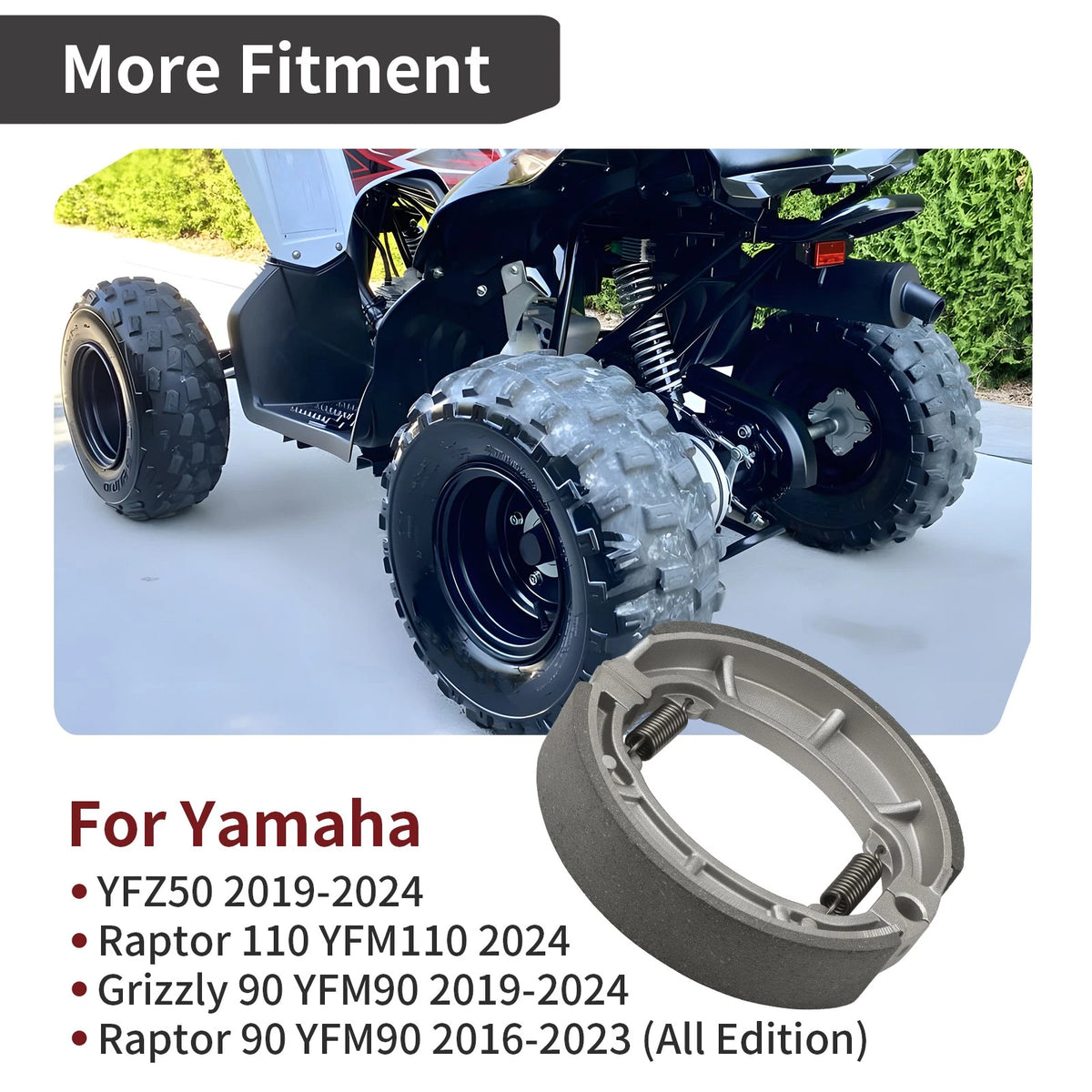 Rear Brake Shoes For Yamaha BD3-F530K