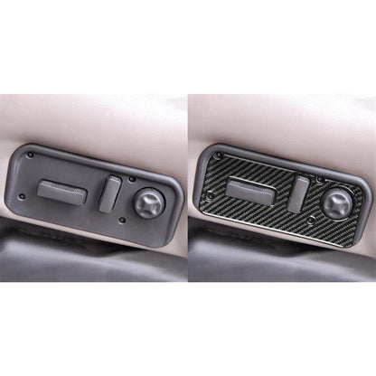 Carbon Fiber Seat Control Adjustment Button Covers for Hummer H2 (2003-2007)