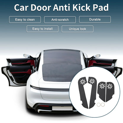 Door Kick Pad Protector for Infiniti FX35 FX45 (2009 - 2013) Black