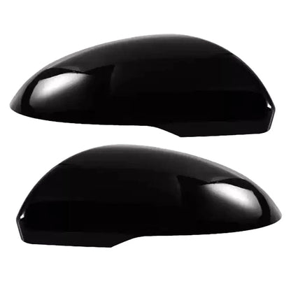 Black 1 Pair Rear View Mirror Cover Caps for Kia Optima K5 (2016-2020)