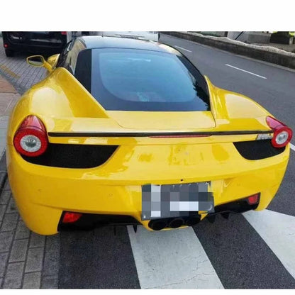 Real Carbon Fiber Rear Trunk Spoiler Wing for Ferrari 458 Italia 2010-2015