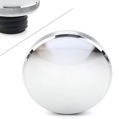 Chrome Fuel Tank Gas Cap Cover for Harley Dyna, Road King, Heritage, Softail (2000-2023)
