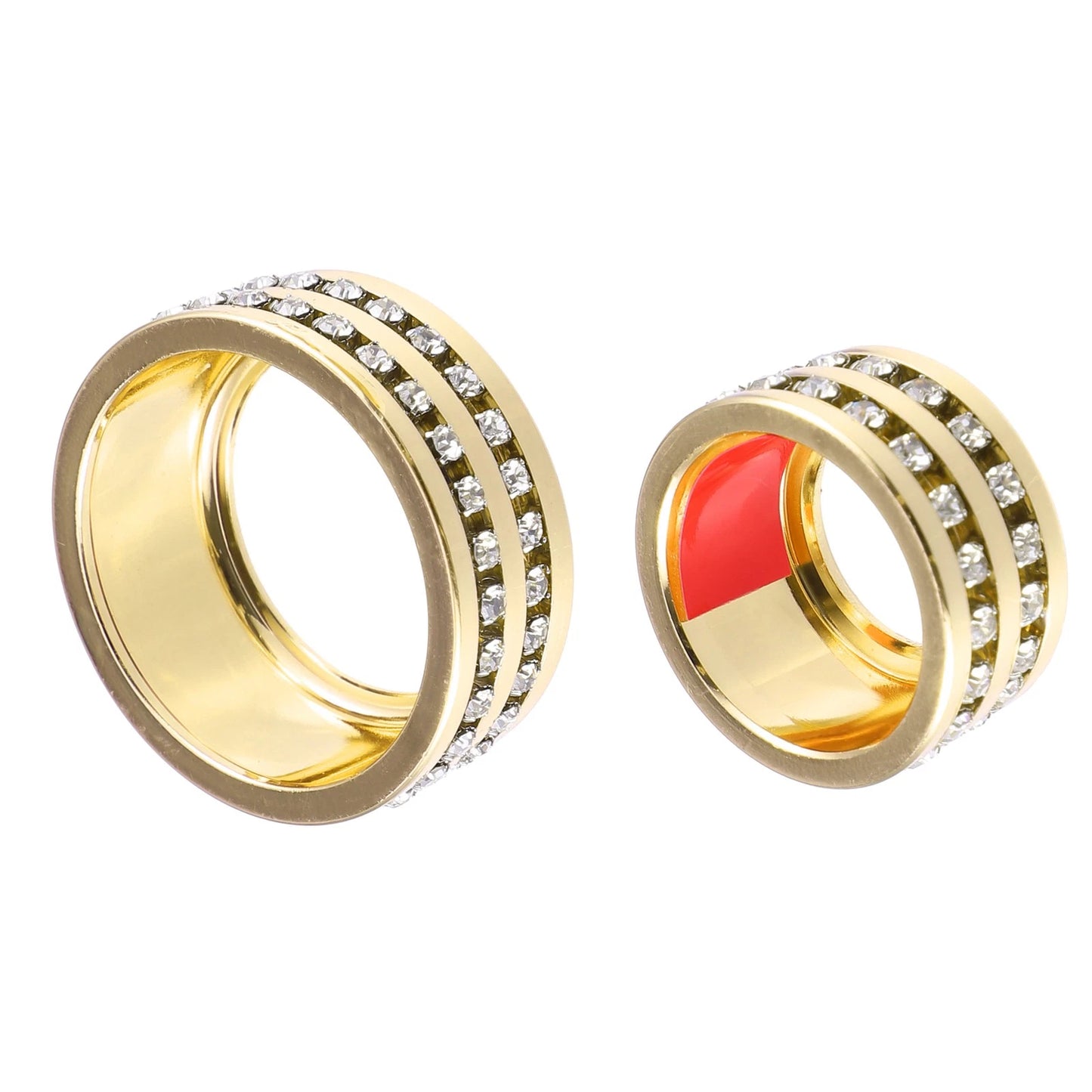 AC Media Tune Knob Cover Ring for BMW 3 Series F30 (2012-2019) - 3 x Gold Tone