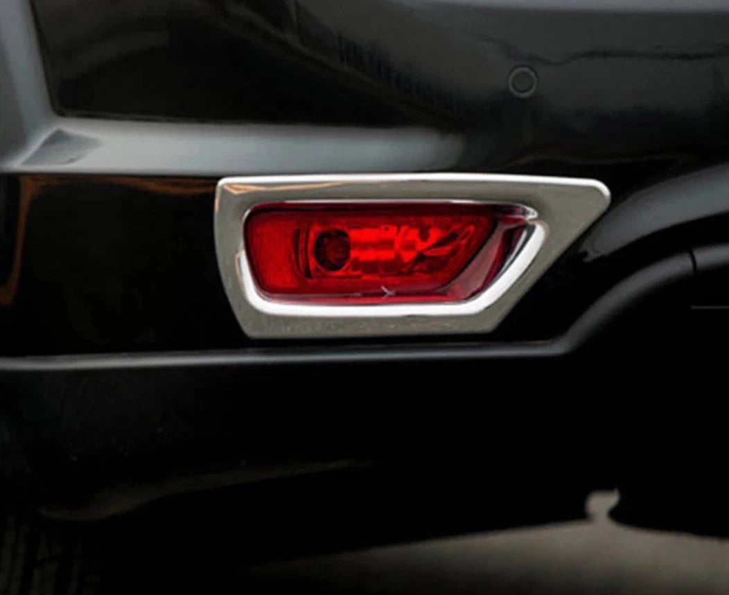 Rear Fog Light Lamp Chrome Cover Trim for Dodge Journey (2011-2018) 2 x ABS