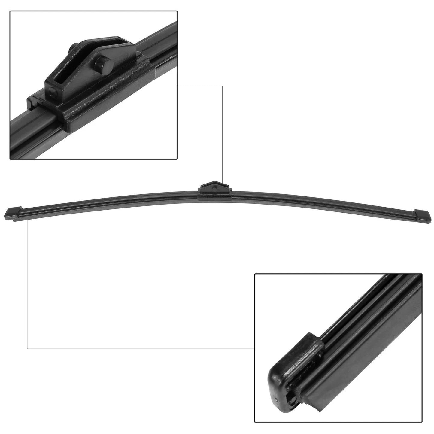 Rear Windshield Wiper Arm Set 350mm 14 Inch for Audi A1 (2010-2020)