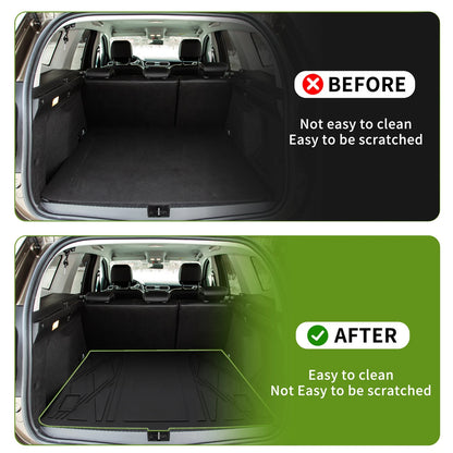 Rear Trunk Mat for Jeep Wrangler JL 5 Seat with Speaker 2018-2024 TPE Liner