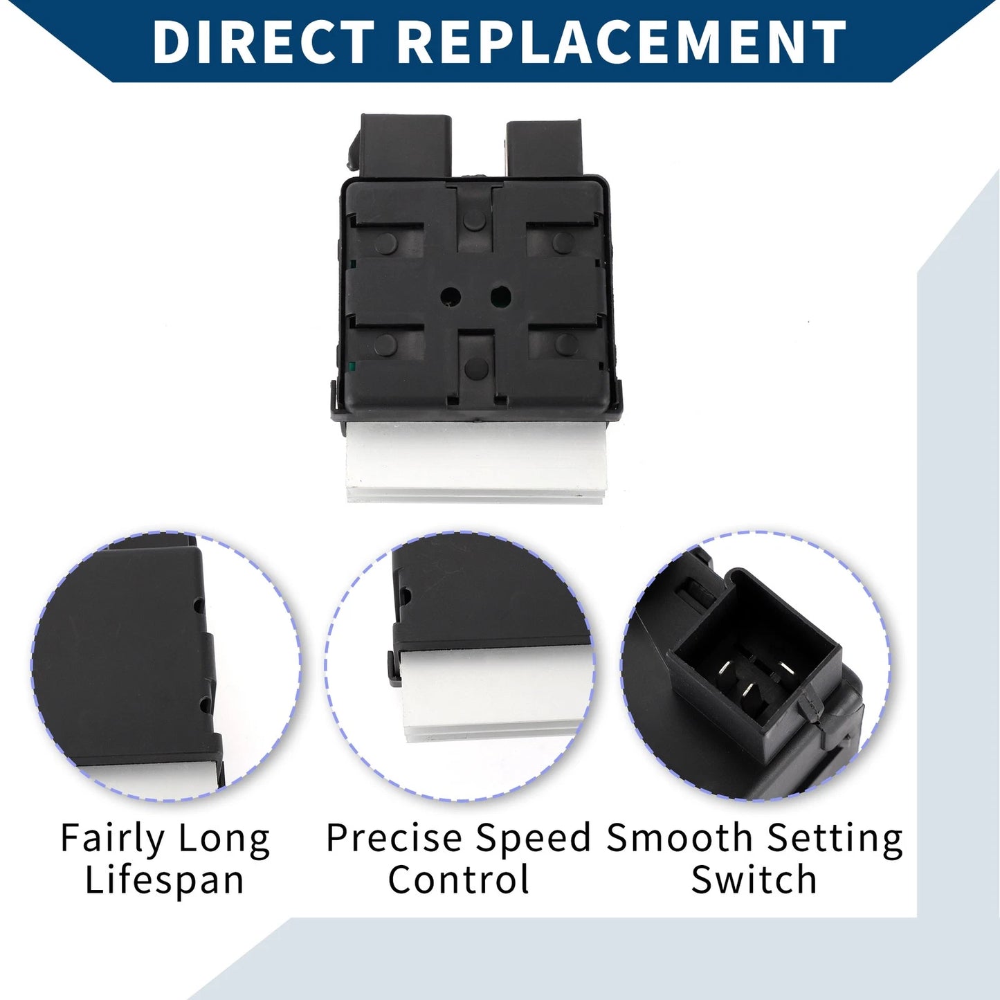 HVAC Blower Motor Resistor for Ford Expedition (1996-2004) 1 x Pcs