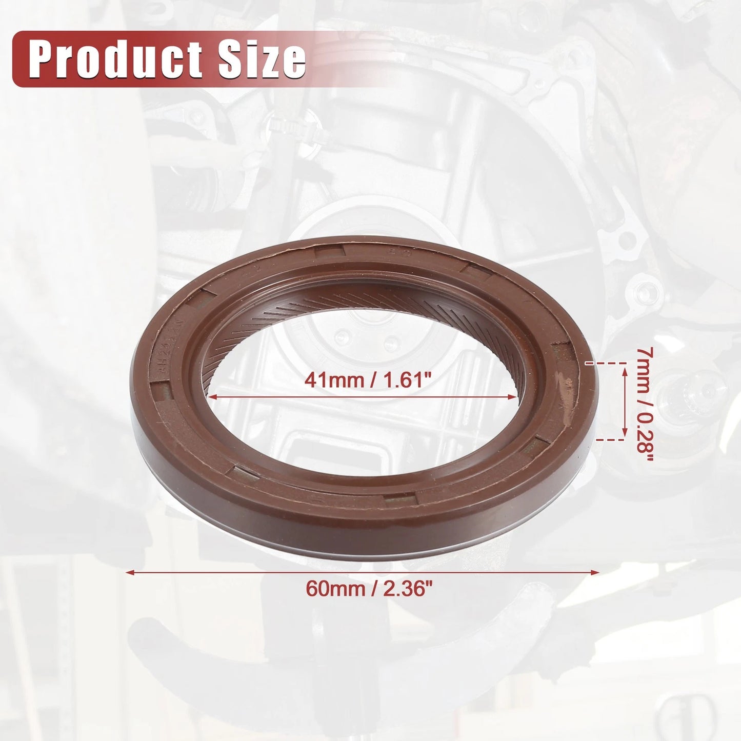 Crankshaft Seal for Toyota Avalon 2005-2018 - Durable Rubber Seal
