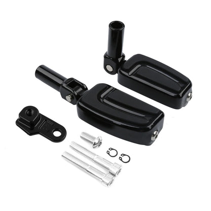 Rear Footpegs Mount for Harley Softail Slim FLSS (2012-2017) Black