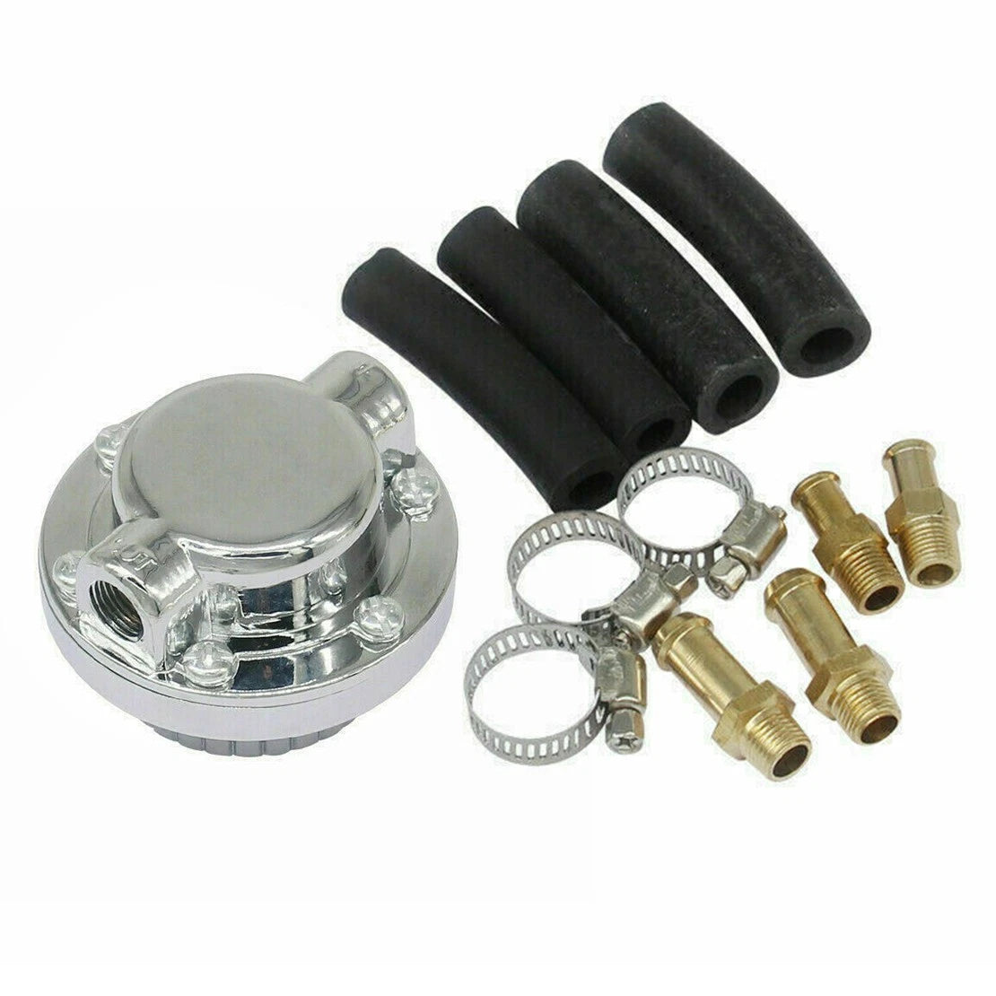 Adjustable Fuel Injector Pressure Regulator Kit for Carburetor Engine - 79