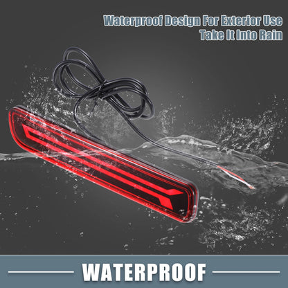 LED Rear Bumper Fog Brake Light Red Lens for Suzuki Vitara (1998-2005)