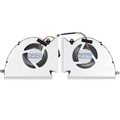 Cooling Fan Set for MSI GP76 GE76 MS-17K2 MS-17K3 (2021-2023)