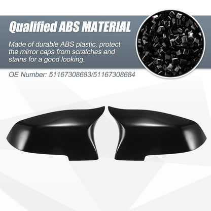 Rearview Mirror Cover Cap Gloss Black for BMW F10 F18 550i 650i 740Li