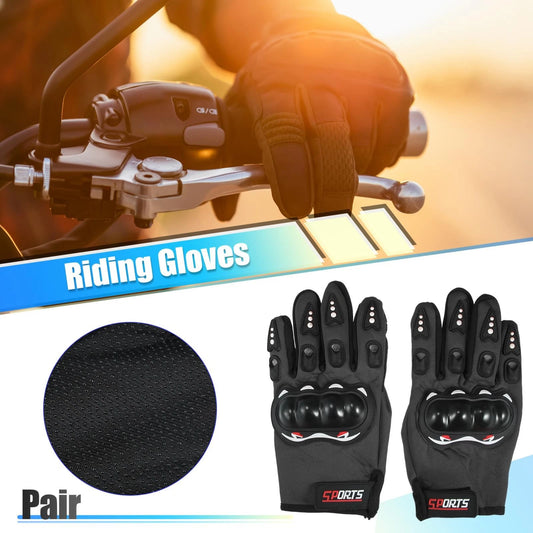 1 Pair Riding Gloves Liners for Motorcycle All Finger Gloves Black