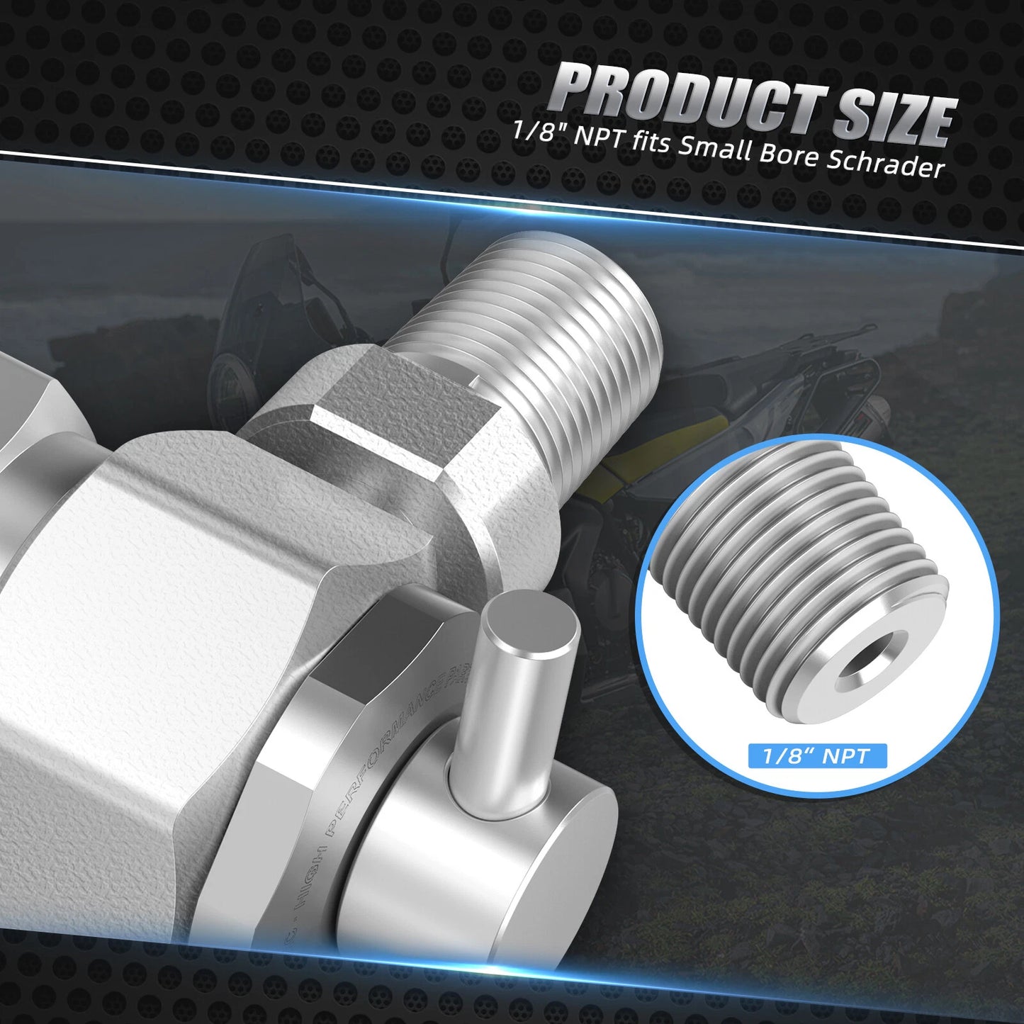 1/8" NPT High Pressure Strut Coupler for NICECNC (2023)
