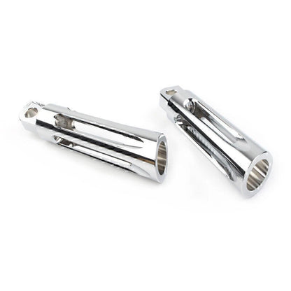 CNC Chrome Foot Pegs for Harley Touring Sportster Dyna Softail