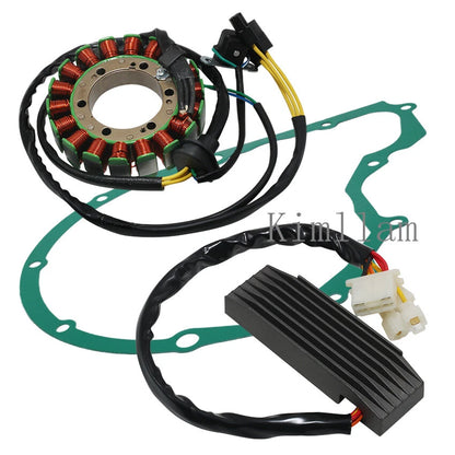 Stator Coil, Regulator Rectifier, Gasket for Suzuki VS700GL VS750GL (1986-1990)