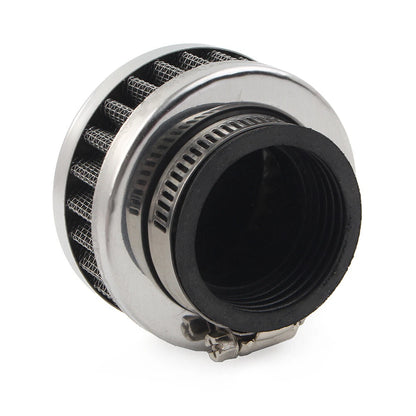 42mm Air Intake Filter Cleaner for Motorcycle - Rubber Bend, Steel Mesh