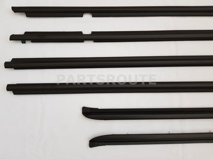 Quarter & Door Belt Moulding Matte Black for Toyota Prado GX470 (2003–2009)