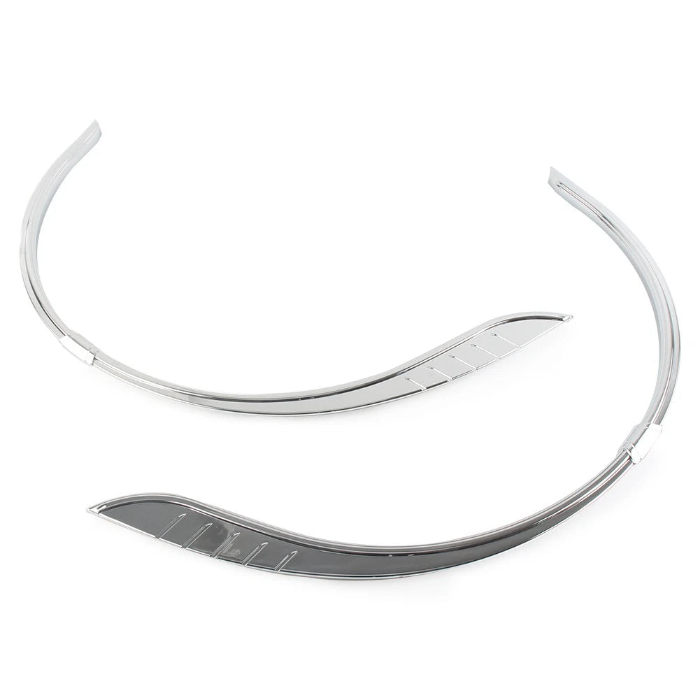 Rear Fender Flares Trim Accent Chrome for Harley Tri-Glide Ultra (2009-2023)
