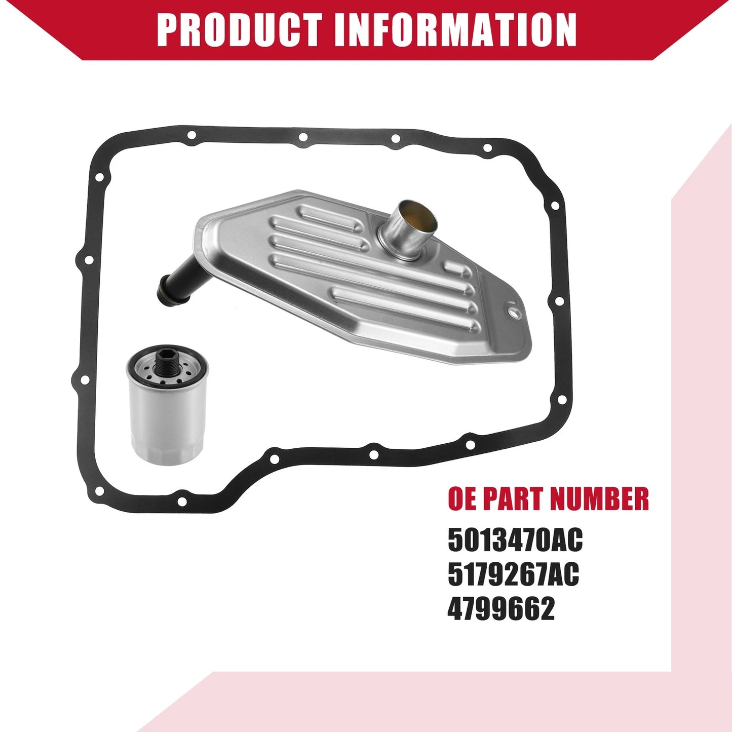 Transmission Filter Kit for Chrysler Aspen 4.7L 5.7L