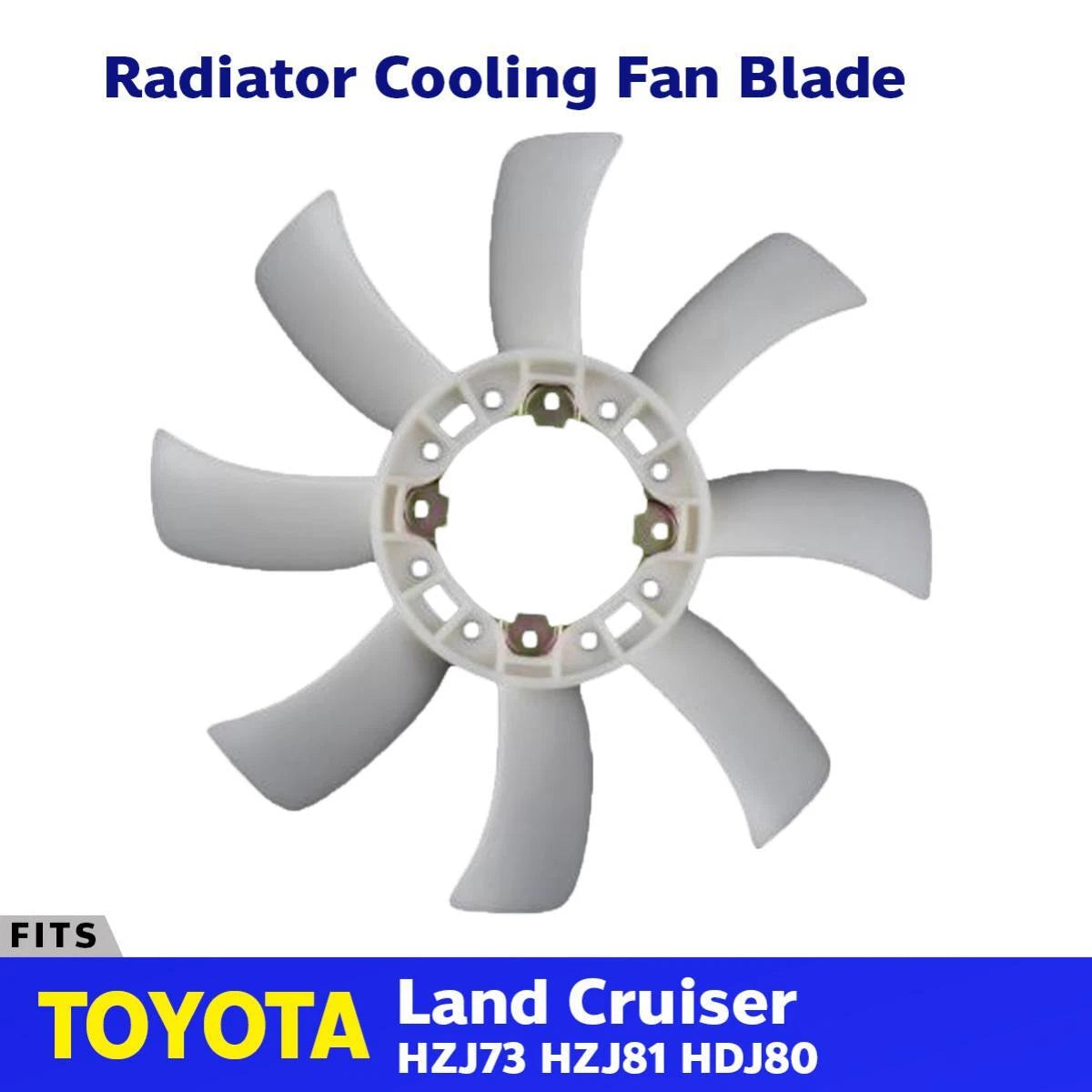 Fan Blade Radiator Cooling System Fits Toyota Land Cruiser HZJ73 HZJ81 HDJ80 D05