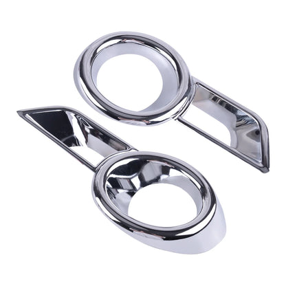 Chrome Fog Light Bulb Covers for Toyota Highlander (2008-2010)