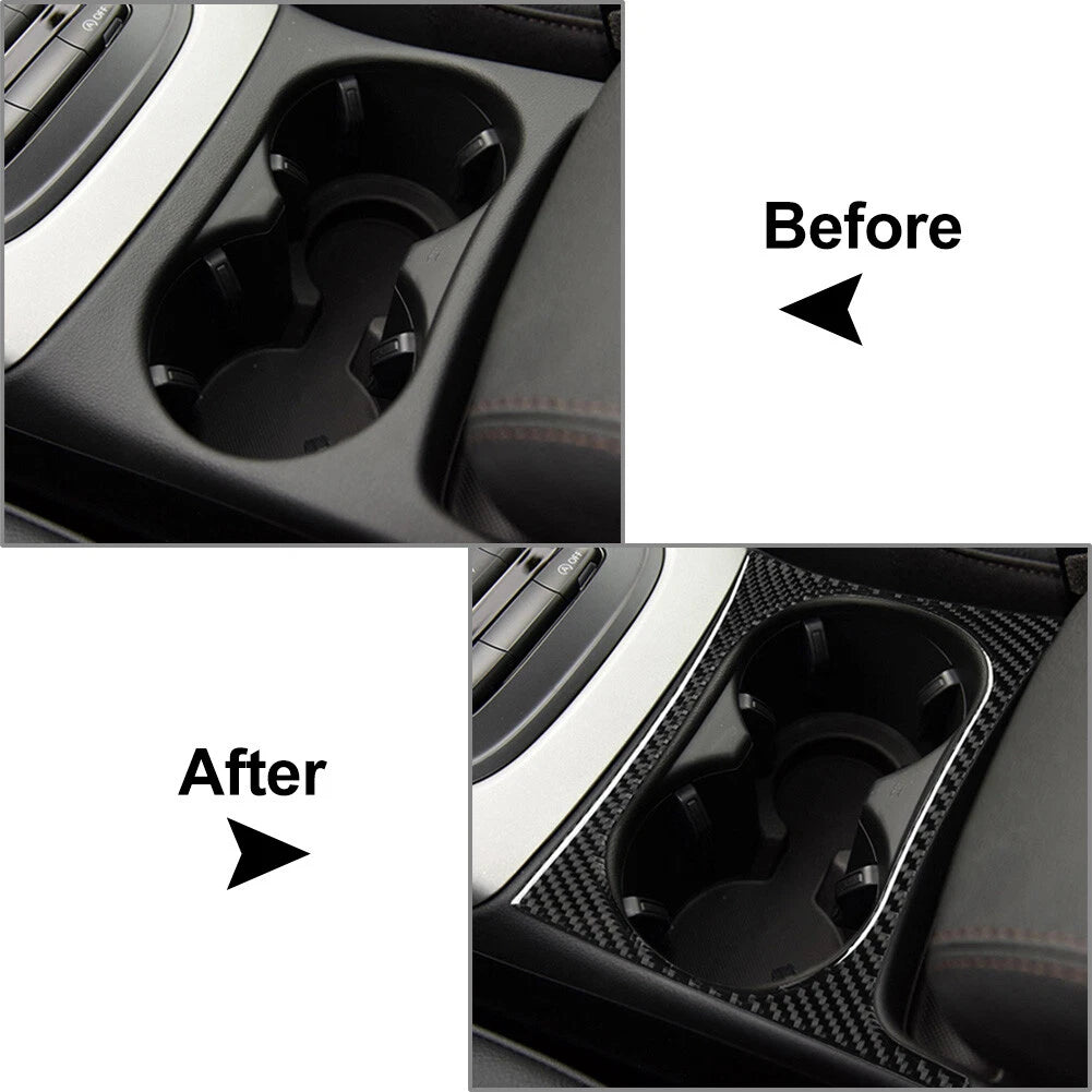 Carbon Fiber Water Cup Holder Trim for Audi Q5 SQ5 (2010-2018)