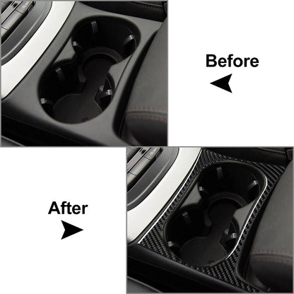 Carbon Fiber Water Cup Holder Trim for Audi Q5 SQ5 (2010-2018)