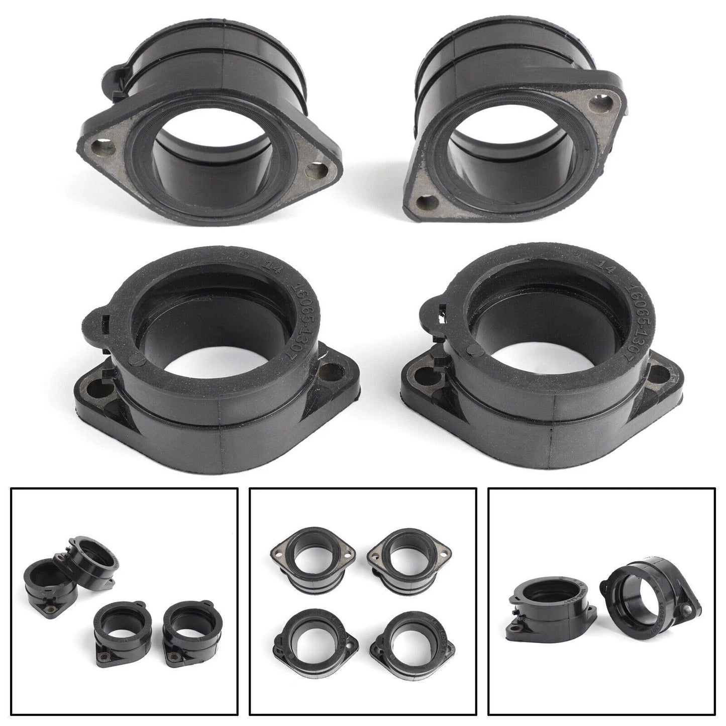 Rubber Intake Manifold for Kawasaki GPZ ZRX 1100 1200 (1990-2006)