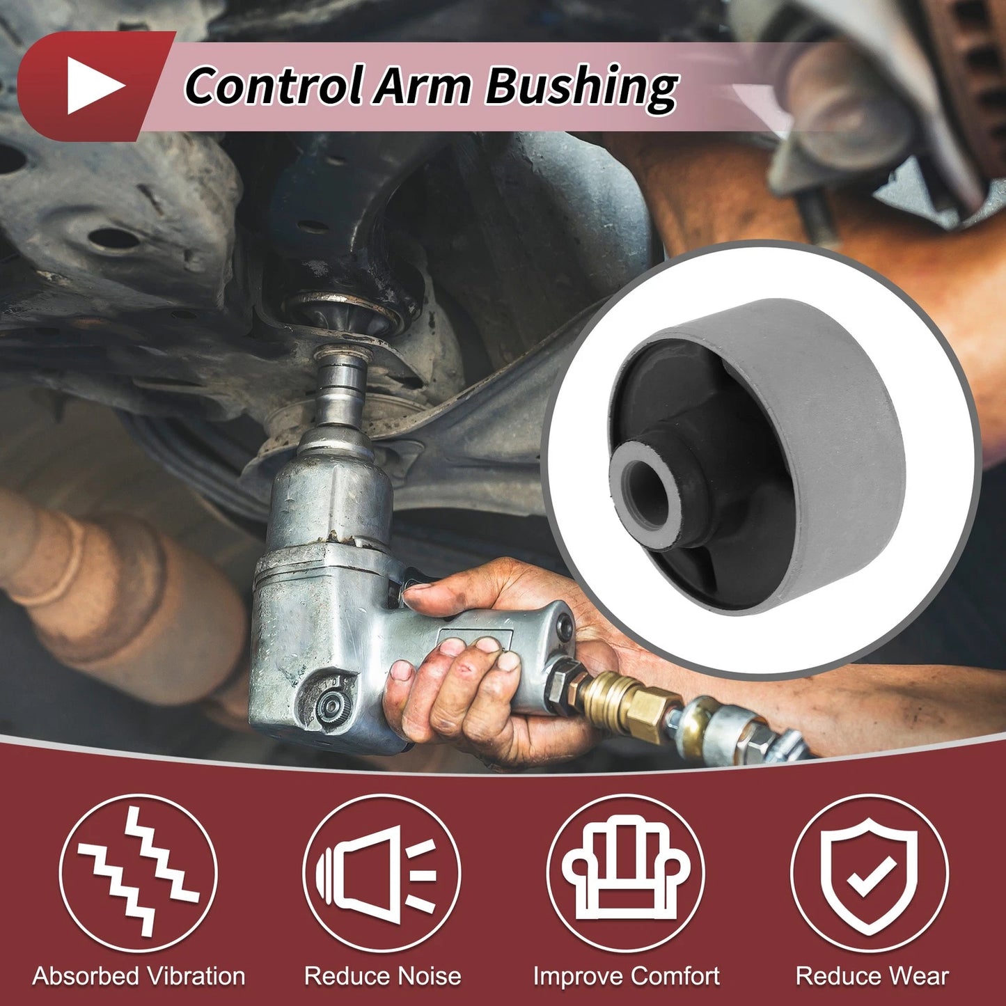 Front Lower Control Arm Bushing for Honda Element CR-V Civic Acura (2001-2011)