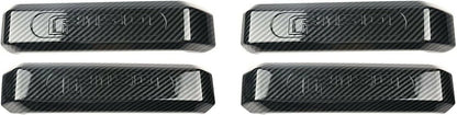 4Pcs Carbon Fiber Door Handle Cover Trim for Ford F150 (2015–2020)