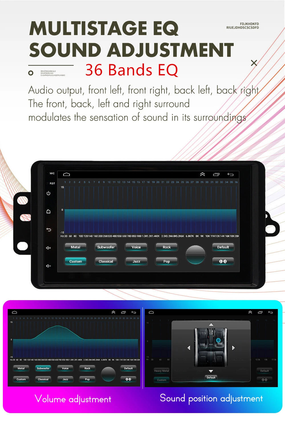 7'' Car Stereo Radio w/ Carplay for GMC Chevrolet Cadillac Hummer (2003-2006)