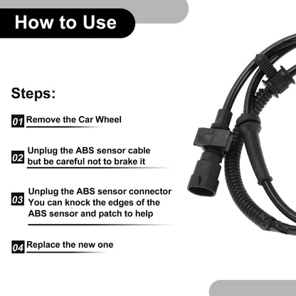 ABS Wheel Speed Sensor for Jeep Grand Cherokee (1999-2004) Front Right