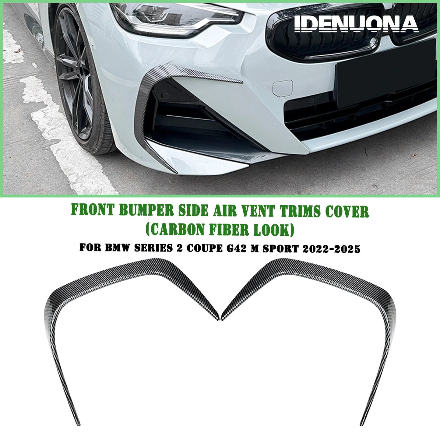 Front Side Air Vent Trims Cover for BMW 2 Series G42 (2022-2025)