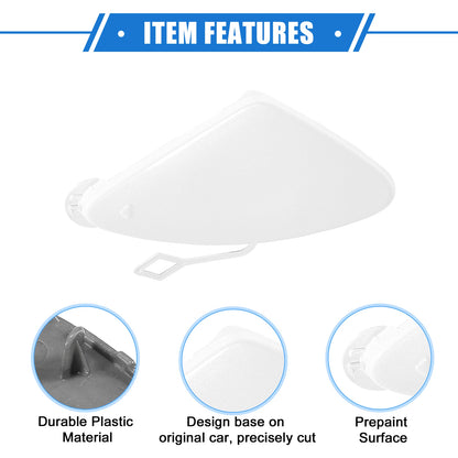 Front Bumper Tow Hook Eye Hole Cover for BMW 3 Series (2012-2015) White