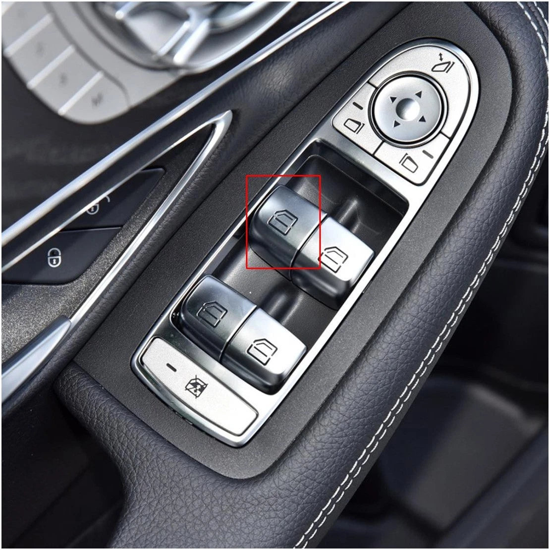 Window Switch Button Cover Cap Front Left for Mercedes-Benz E W213 S W222