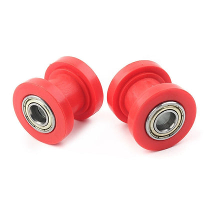 10mm Chain Roller Slider Tensioner Wheel for Mini Bike Moto ATV (2 pcs)