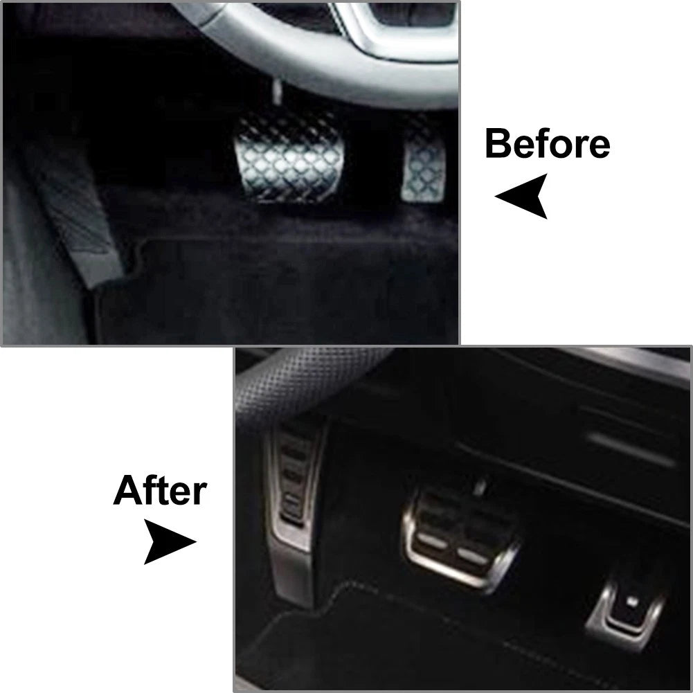 Foot Rest Pedal Covers for Audi A4 S4 A5 Q7 RHD (2008-2023)