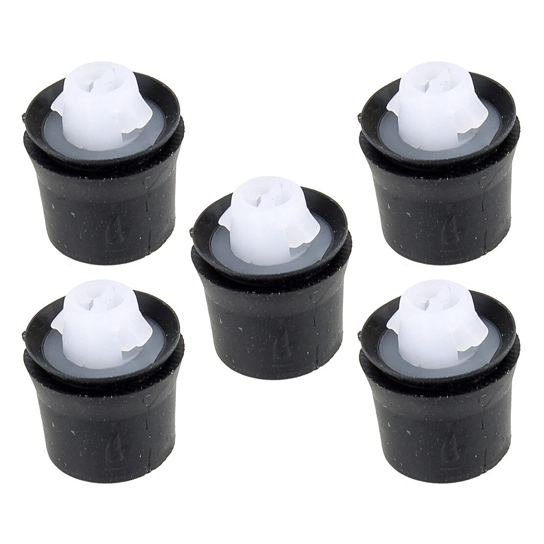 5Pcs Rubber Bumper Hood Buffer Cushions for Toyota