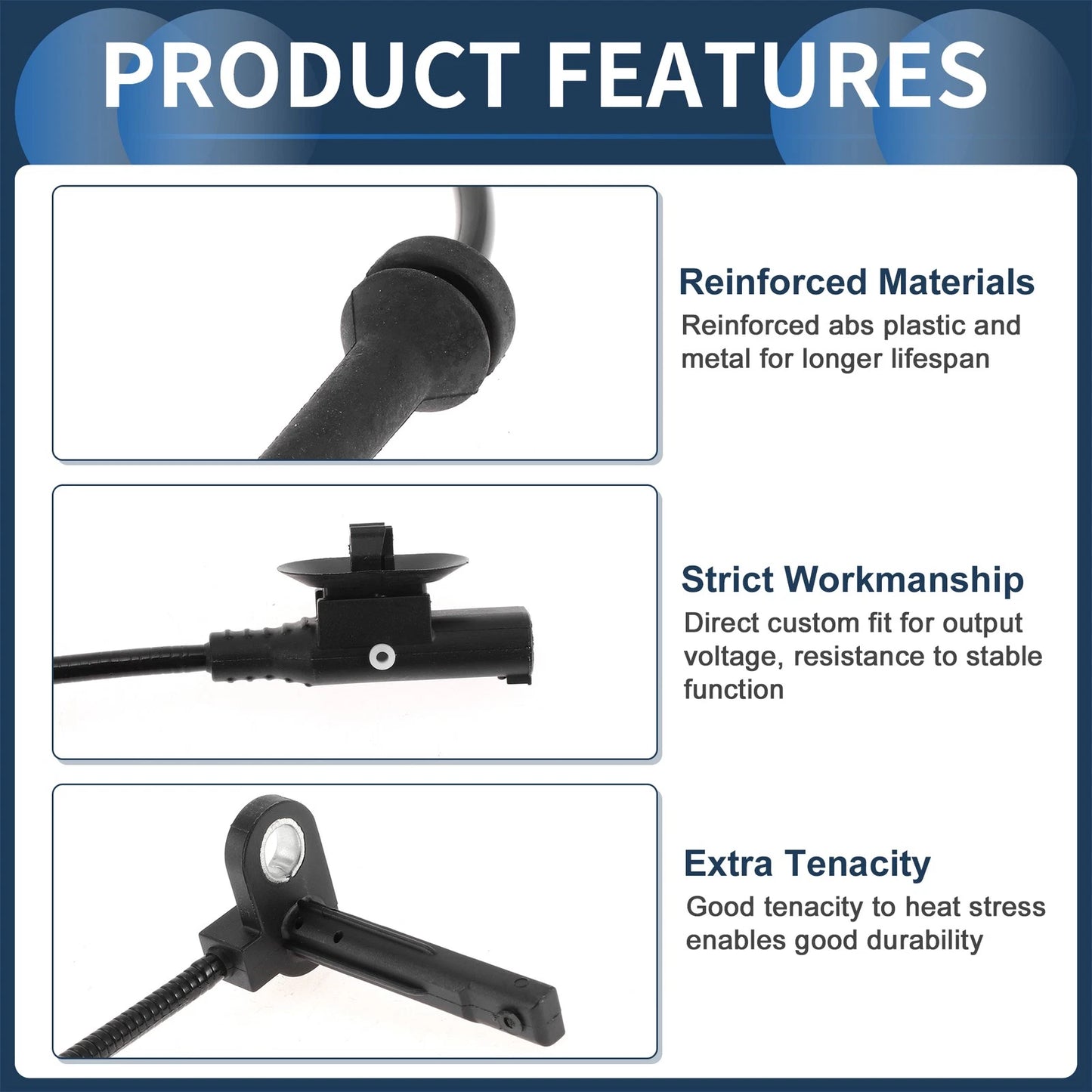 ABS Wheel Speed Sensor for Chrysler 200 (2015 - 2017)