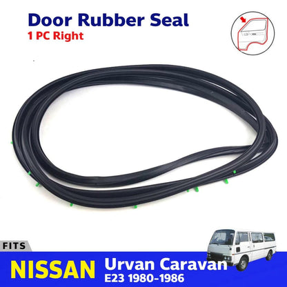 Door Rubber Seal Weatherstrip Right Fits Nissan Urvan Caravan E23 Van 1980-86