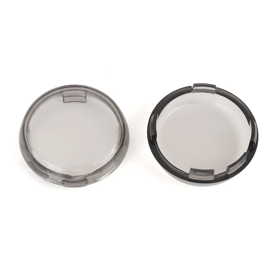 2 x Motorcycle Turn Signal Light Indicator Lens Cover Smoked Color for Harley