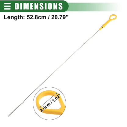 Engine Oil Dipstick for Mazda Miata 1999-2005 Metal Plastic Yellow