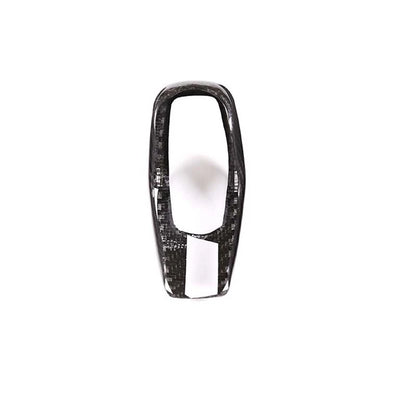 Carbon Fiber Gear Lever Selector Trim Cover Fit For Range Rover Sport 2018-2021